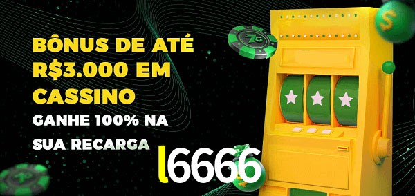 l6666 melhor bônus de depósito